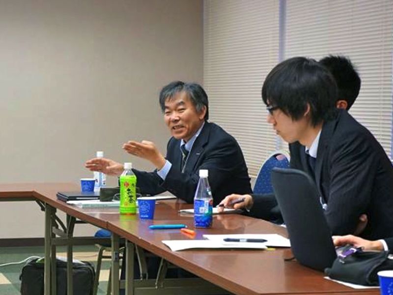 Business seminar: Discussion with AsahiKASEI